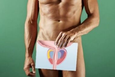 Verännert Prostates mat Prostatitis